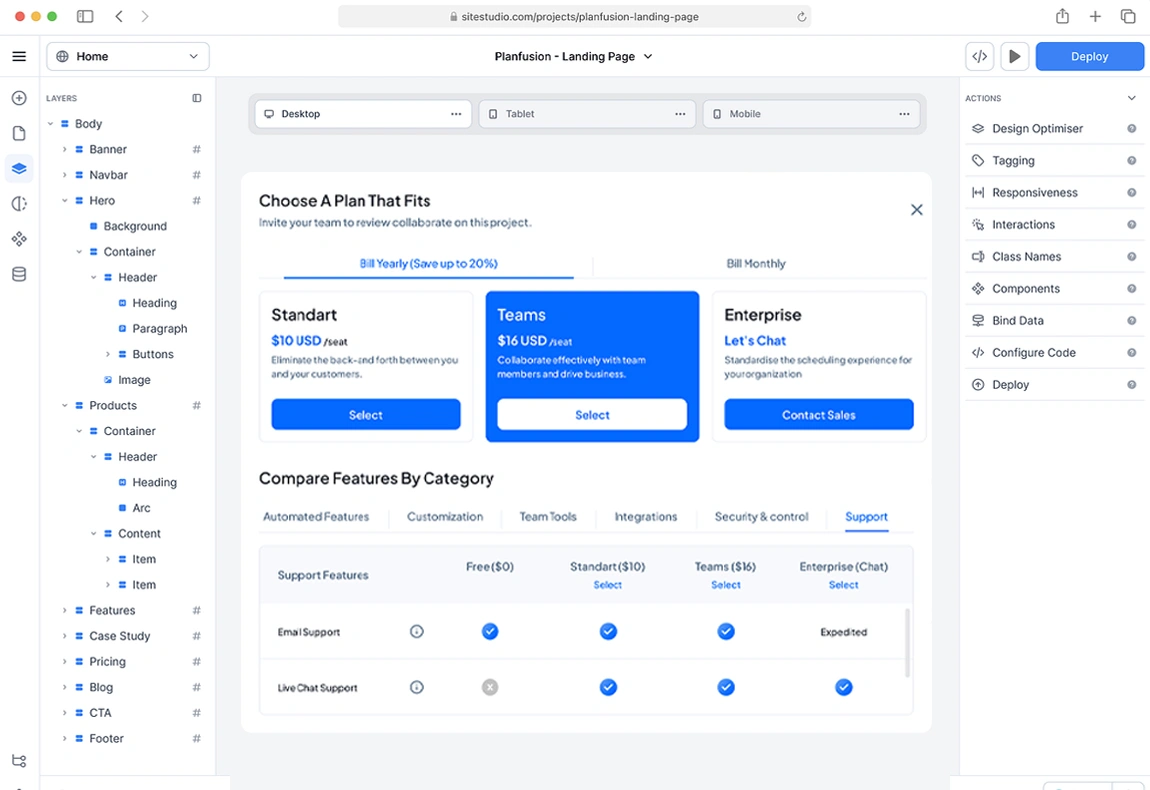Create a online auction Website